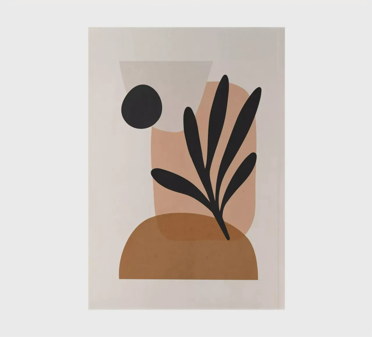 Art abstrait minimal 11 carnet de notes de ThingDesign