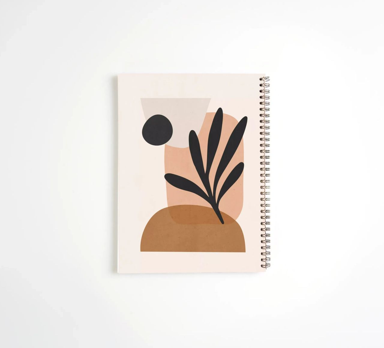 Minimal Abstract Art 11 spiral notebook by ThingDesign