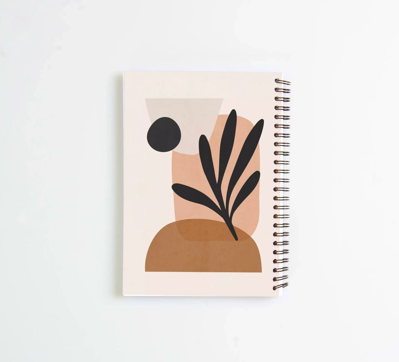 Minimal Abstract Art 11 spiral notebook by ThingDesign