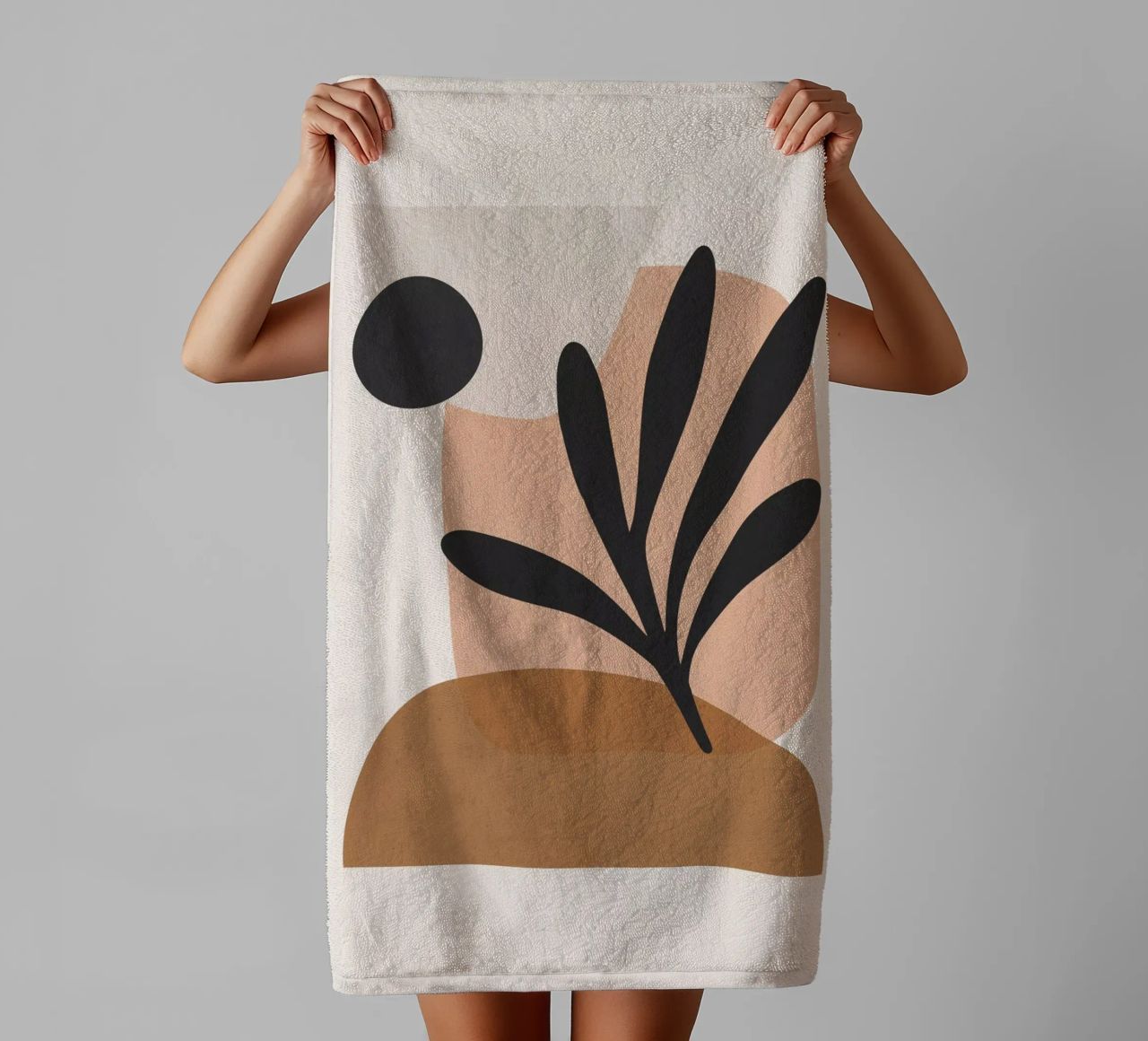 Minimal Abstract Art 11 towel by ThingDesign