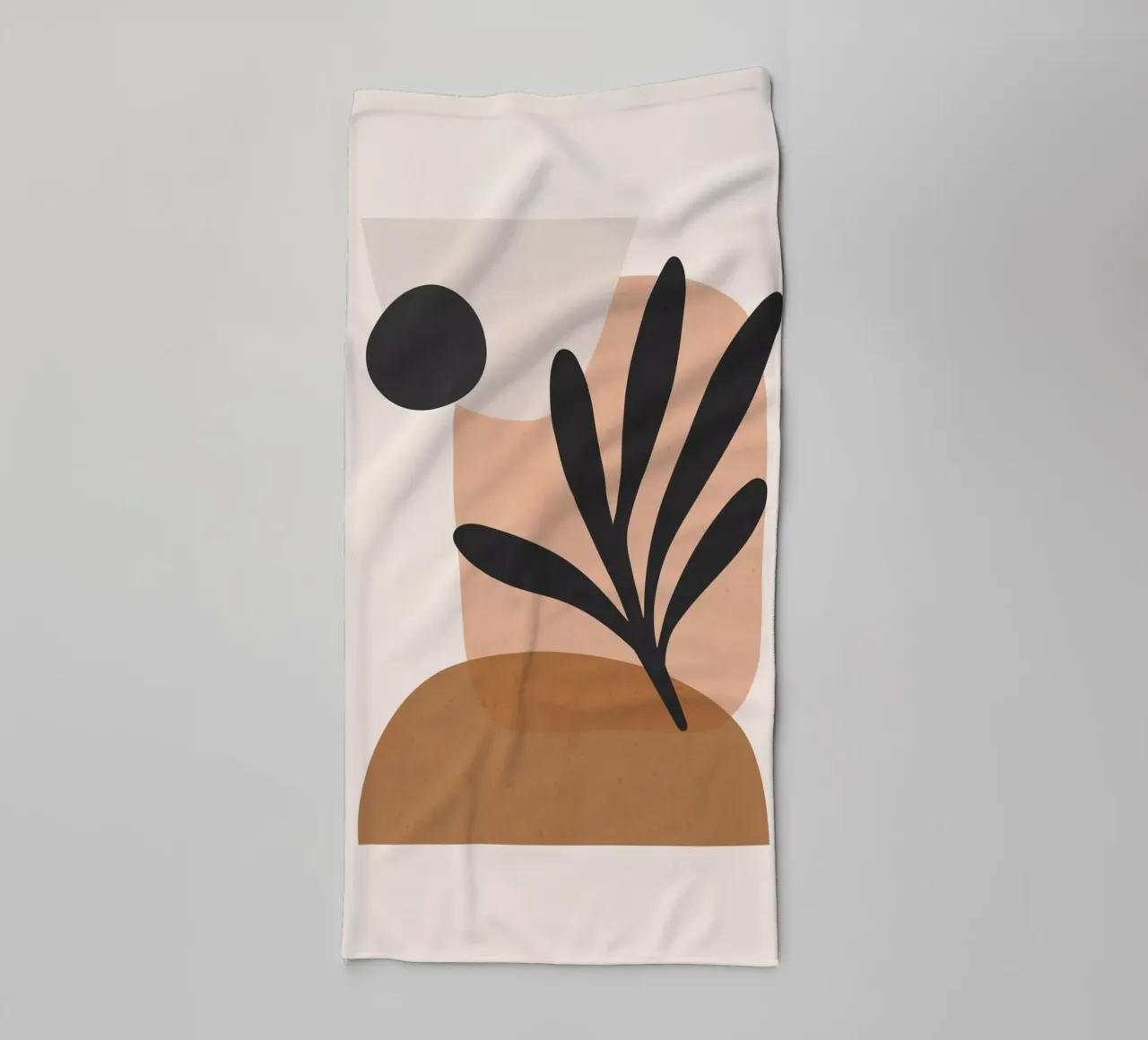 Minimalistische abstrakte Kunst 11 Handtuch von ThingDesign