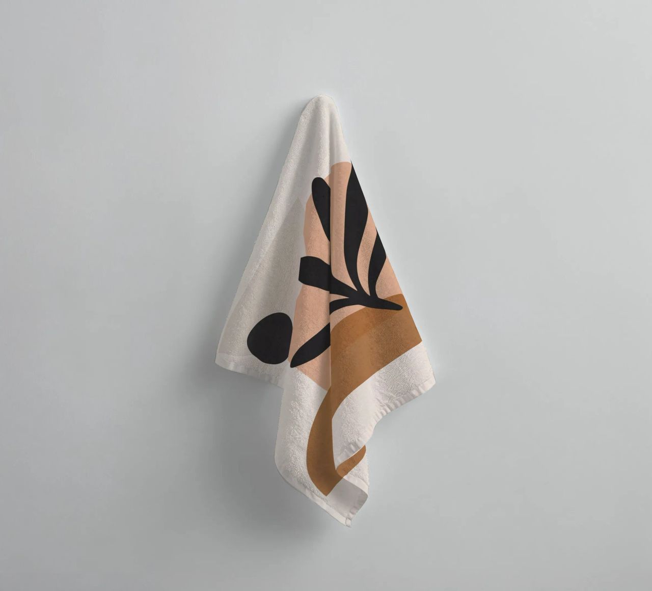 Minimal Abstract Art 11 towel by ThingDesign