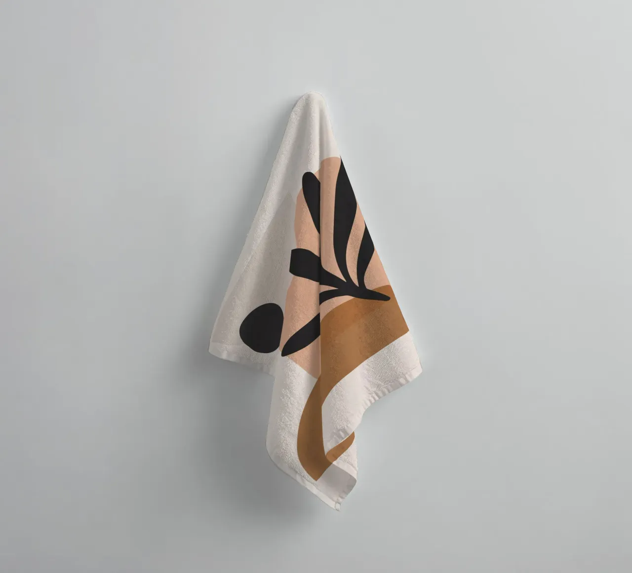 Minimalistische abstrakte Kunst 11 Handtuch von ThingDesign