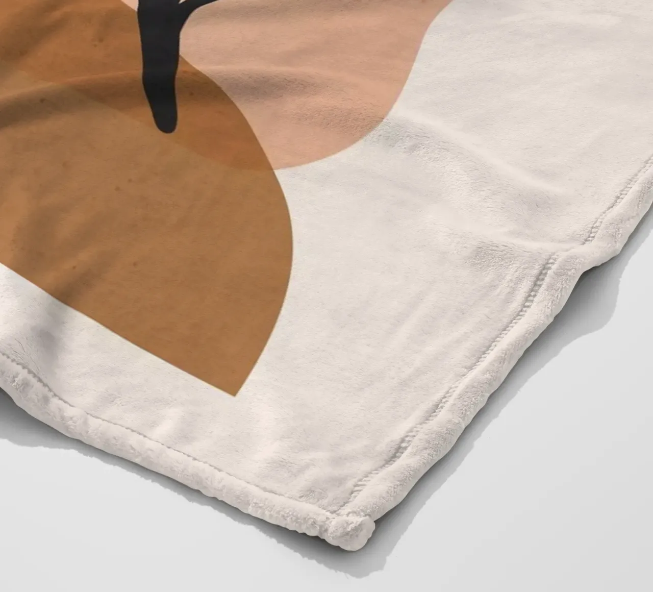 Minimal Abstract Art 11 fleece blanket by ThingDesign