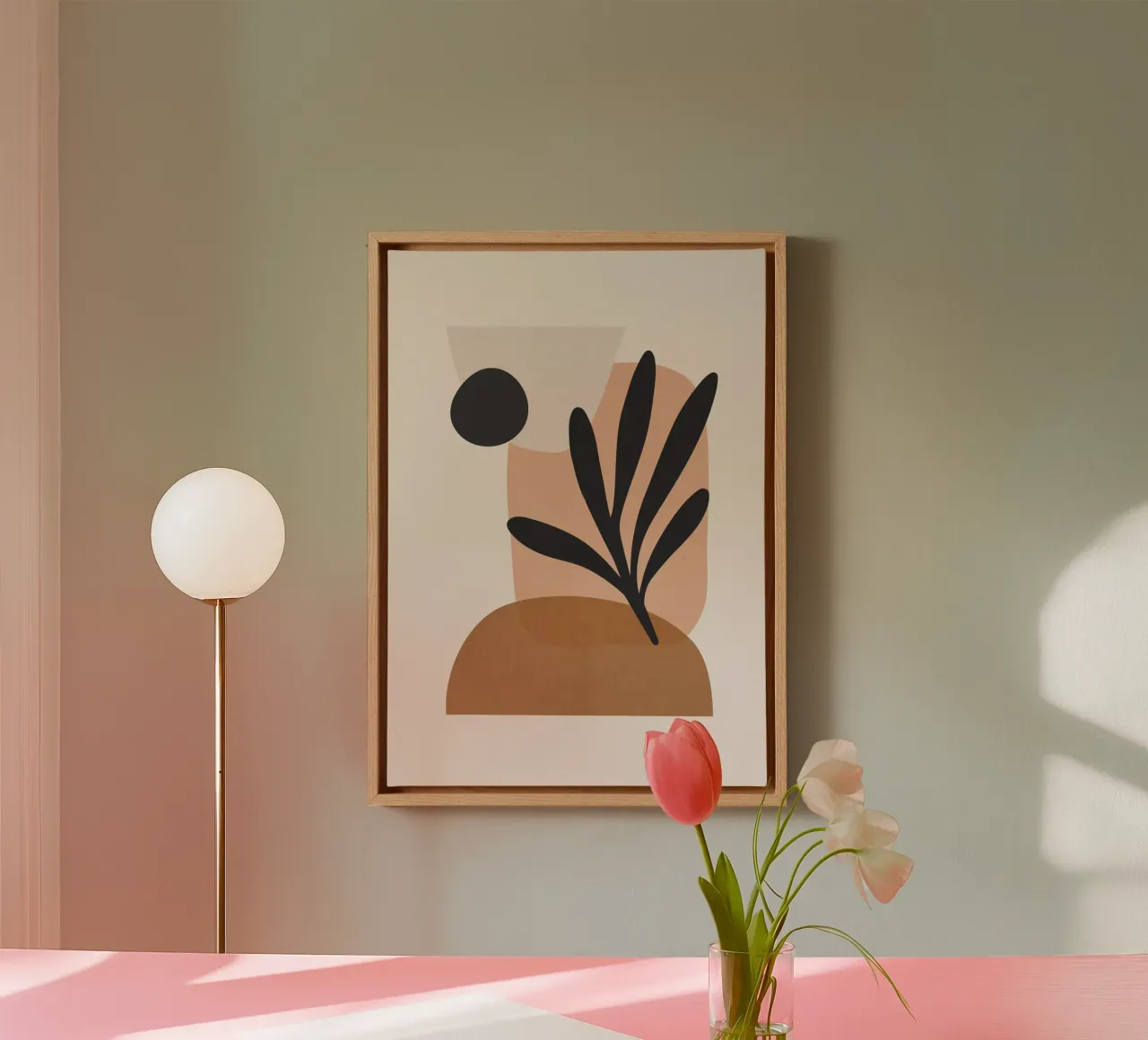 Minimal Abstract Art 11 canvas by ThingDesign