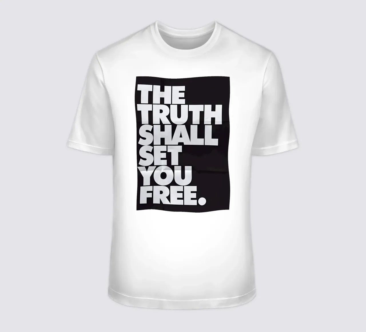 THE TRUTH SHALL SET YOU FREE. t-shirt da Type & Tape