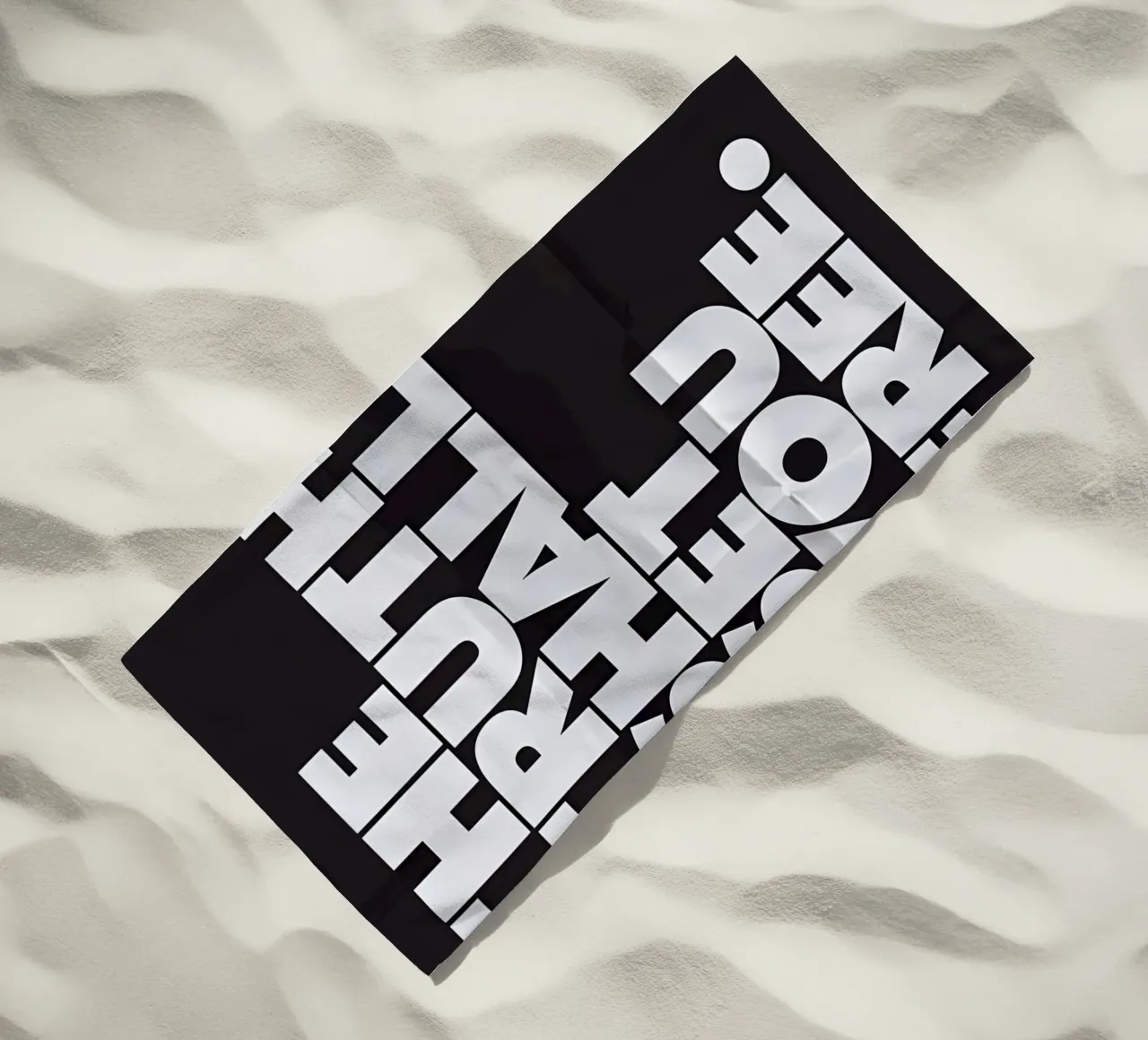 THE TRUTH SHALL SET YOU FREE. telo mare da Type & Tape