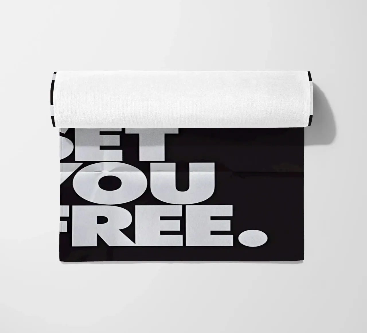 THE TRUTH SHALL SET YOU FREE. telo mare da Type & Tape