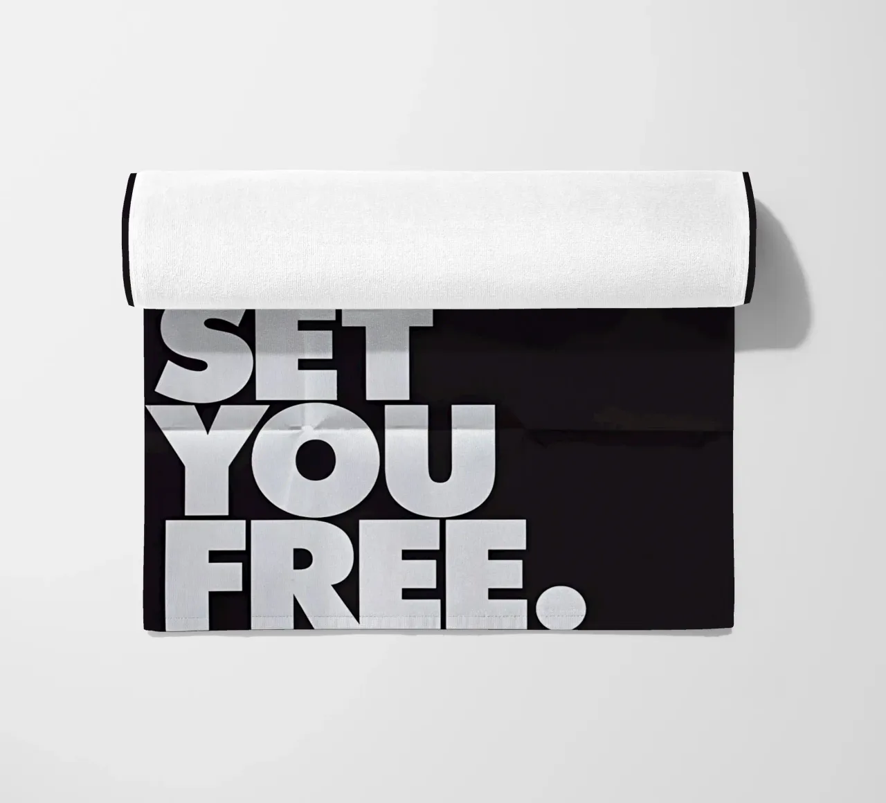 THE TRUTH SHALL SET YOU FREE. telo mare da Type & Tape
