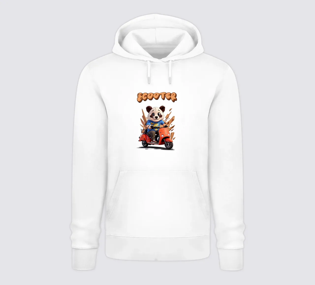 Panda Scooter felpa con cappuccio da Delaney Okuneva