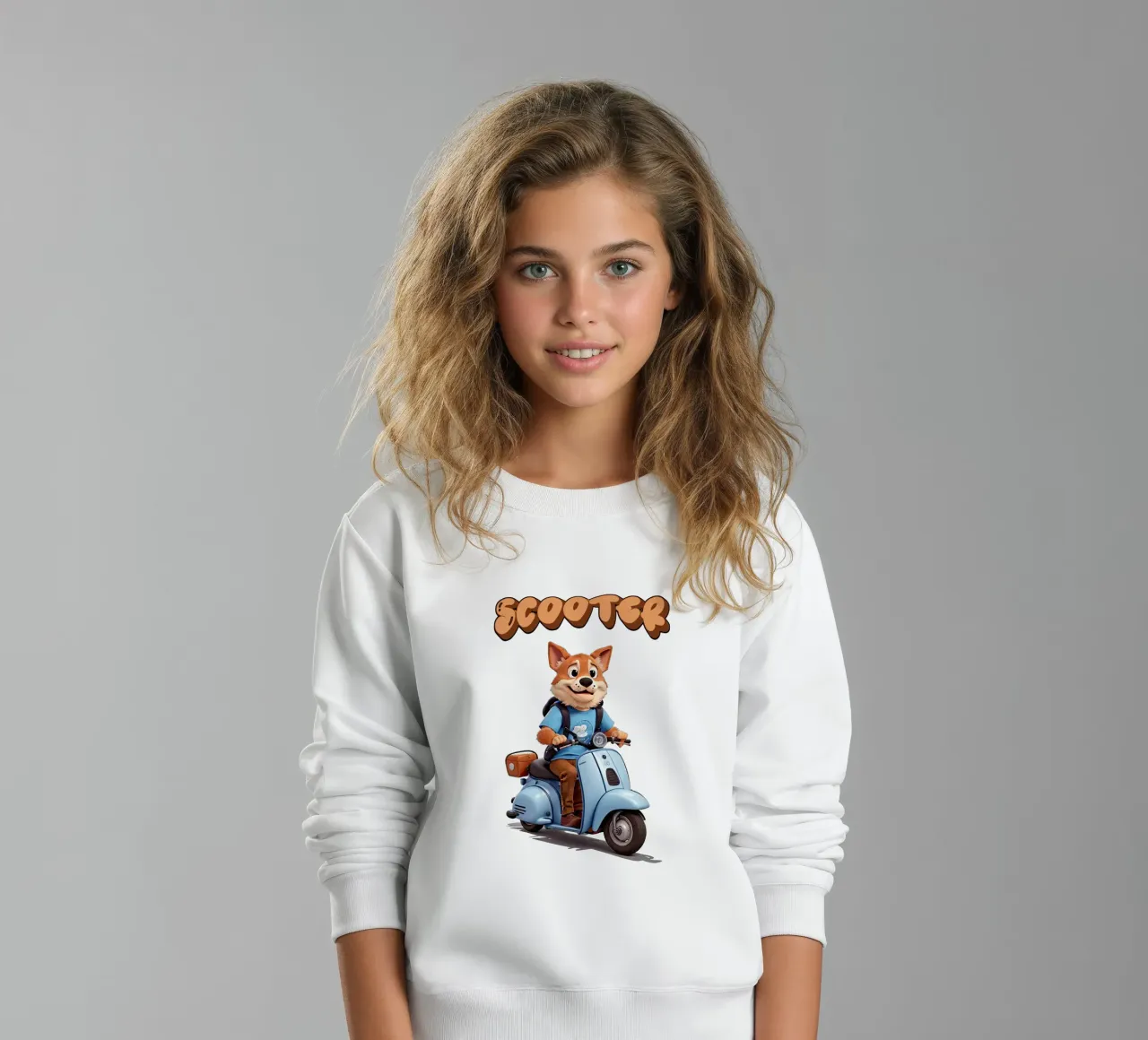 Scooter Foxy felpa bambino da Delaney Okuneva