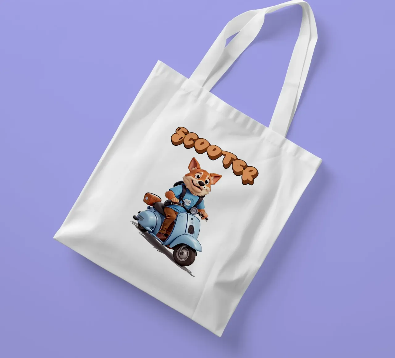 Scooter Foxy borsa in juta da Delaney Okuneva