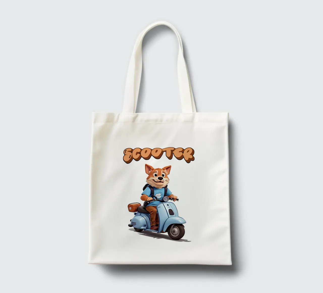 Scooter Foxy borsa in juta da Delaney Okuneva