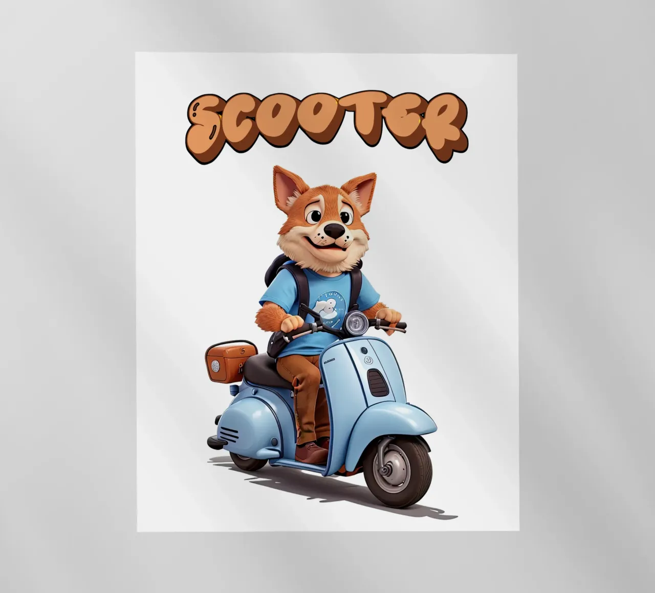 Scooter Foxy pellicola backlit da Delaney Okuneva