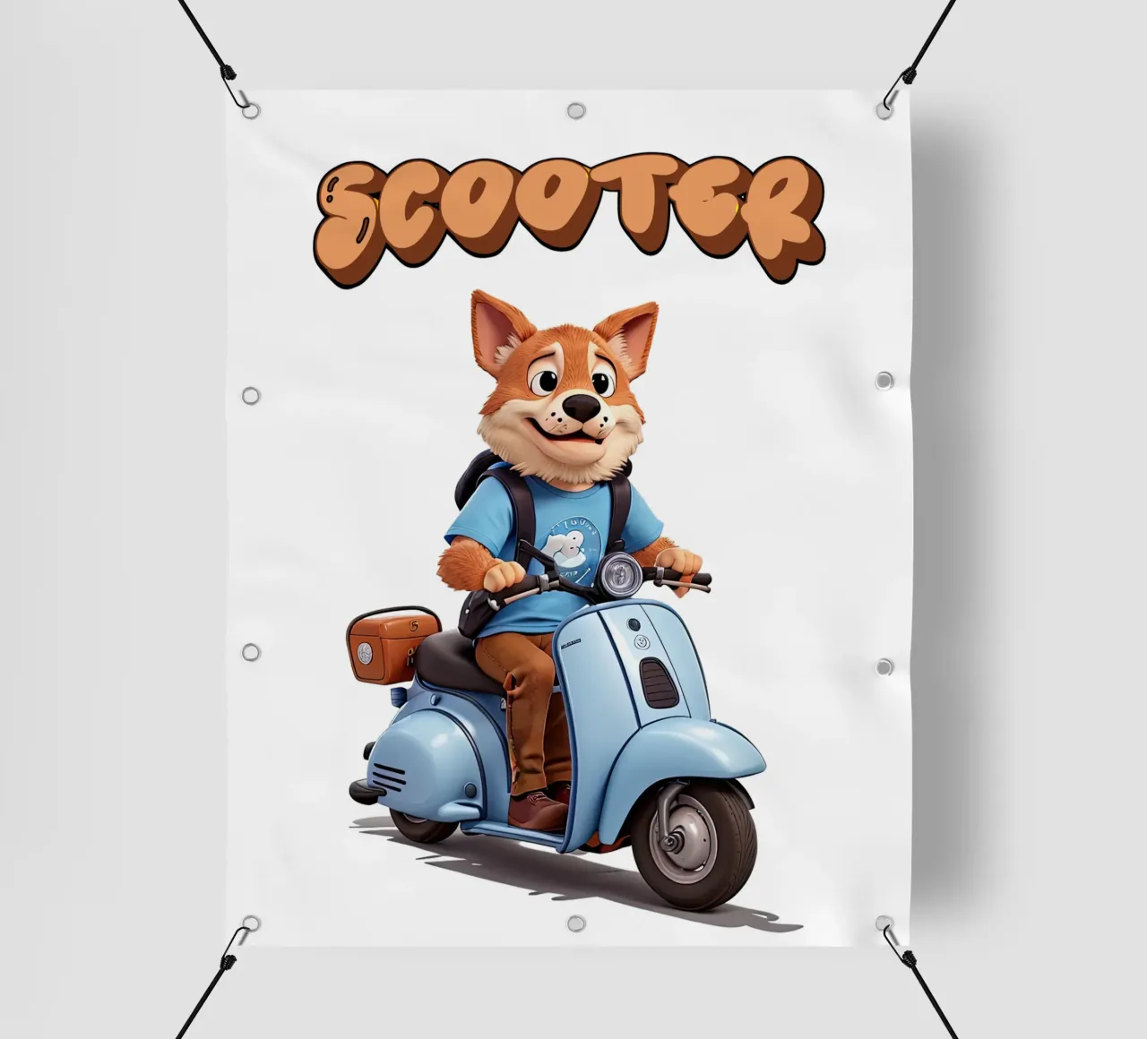 Scooter Foxy telo in pvc da Delaney Okuneva