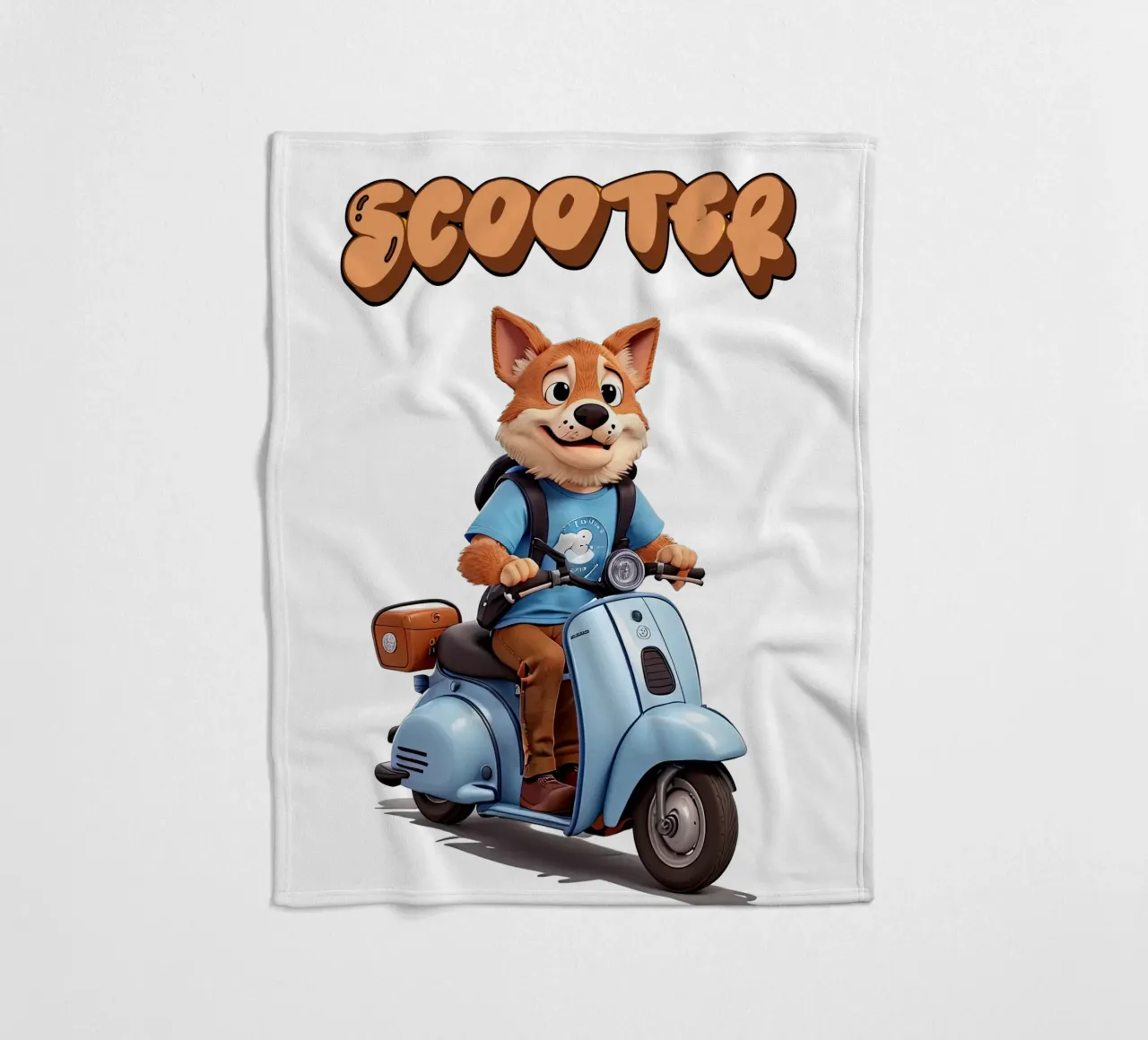 Scooter Foxy coperta in pile da Delaney Okuneva