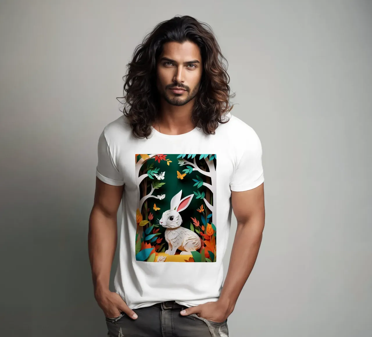 Conejo Recortable camiseta de Delaney Okuneva