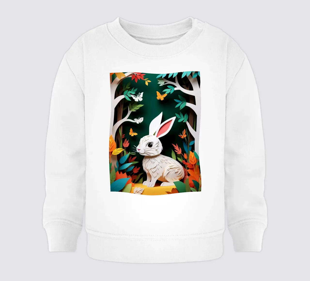 Conejo Recortable sudadera de bebé de Delaney Okuneva