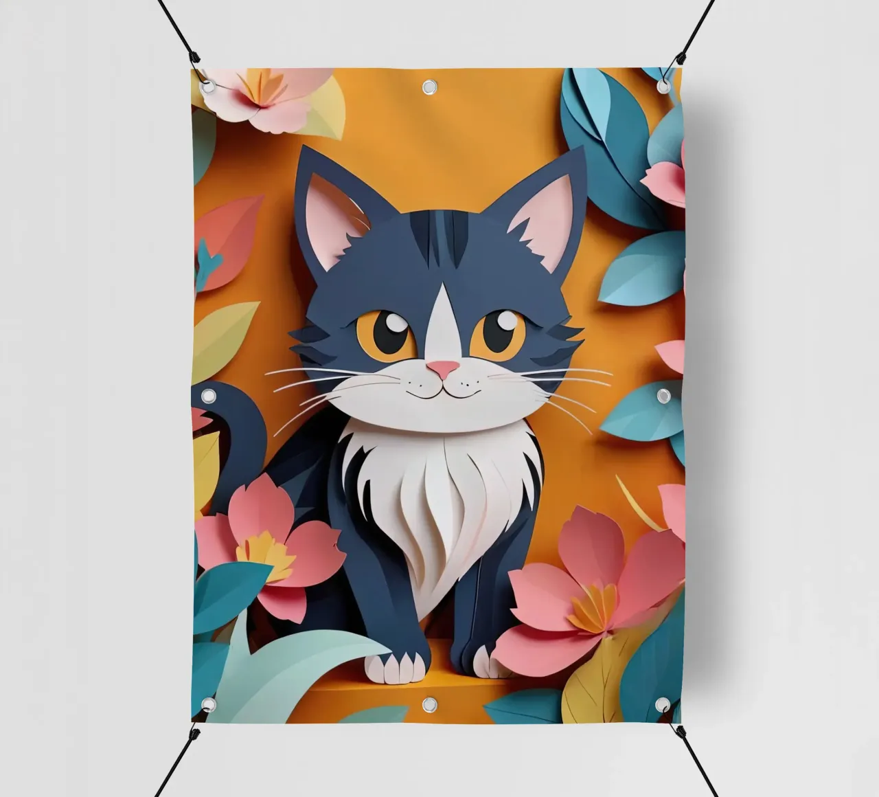 Gatto Taglio della carta telo in pvc da Delaney Okuneva