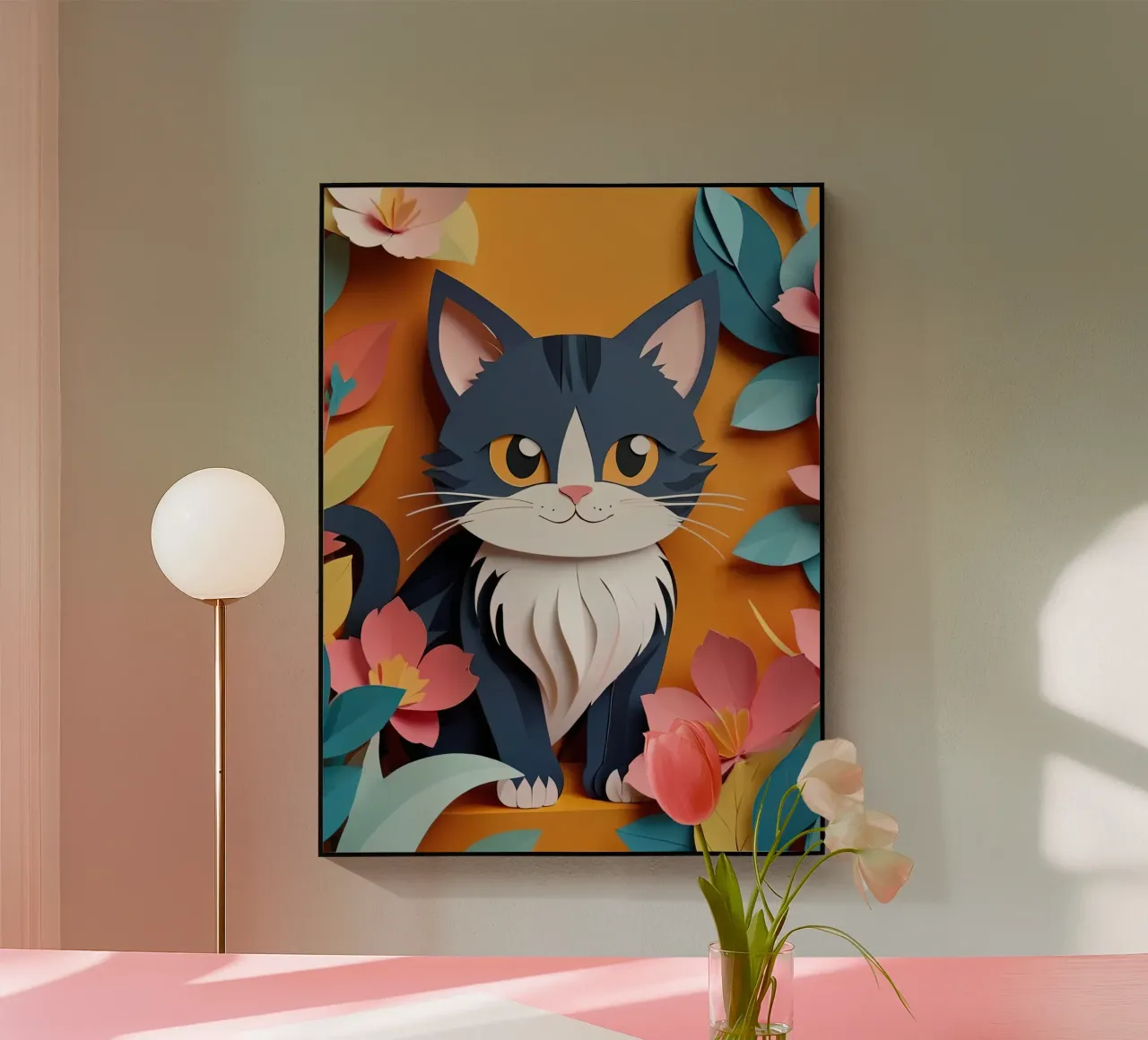 Gatto Taglio della carta plexiglass da Delaney Okuneva