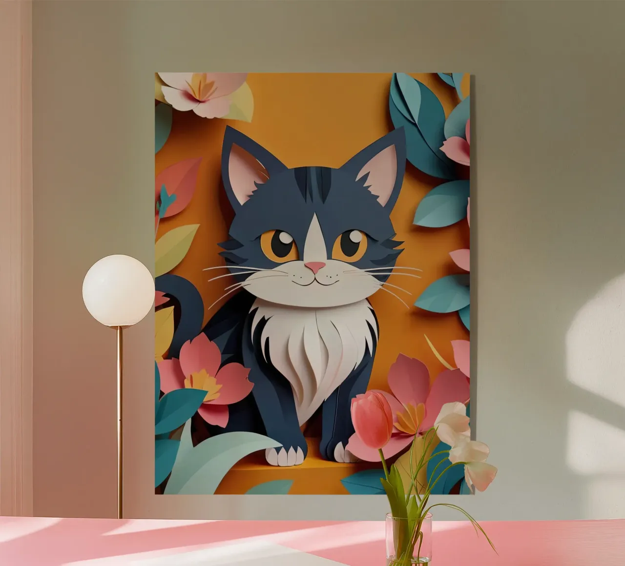 Gatto Taglio della carta plexiglass da Delaney Okuneva