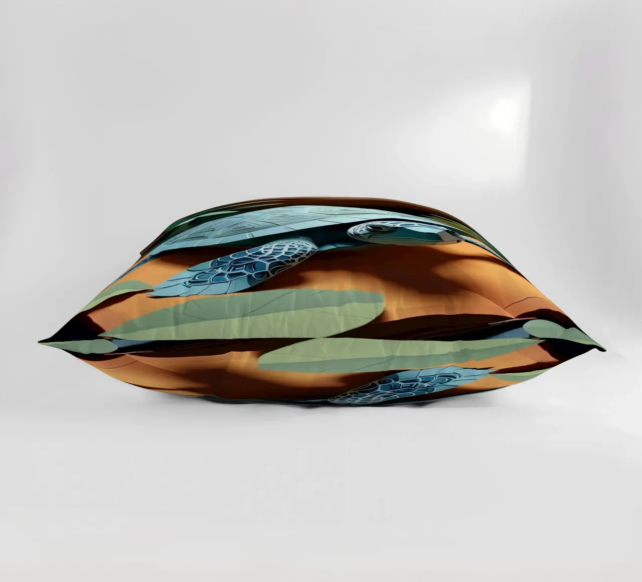 Taglio della carta Turttle cuscino da Delaney Okuneva