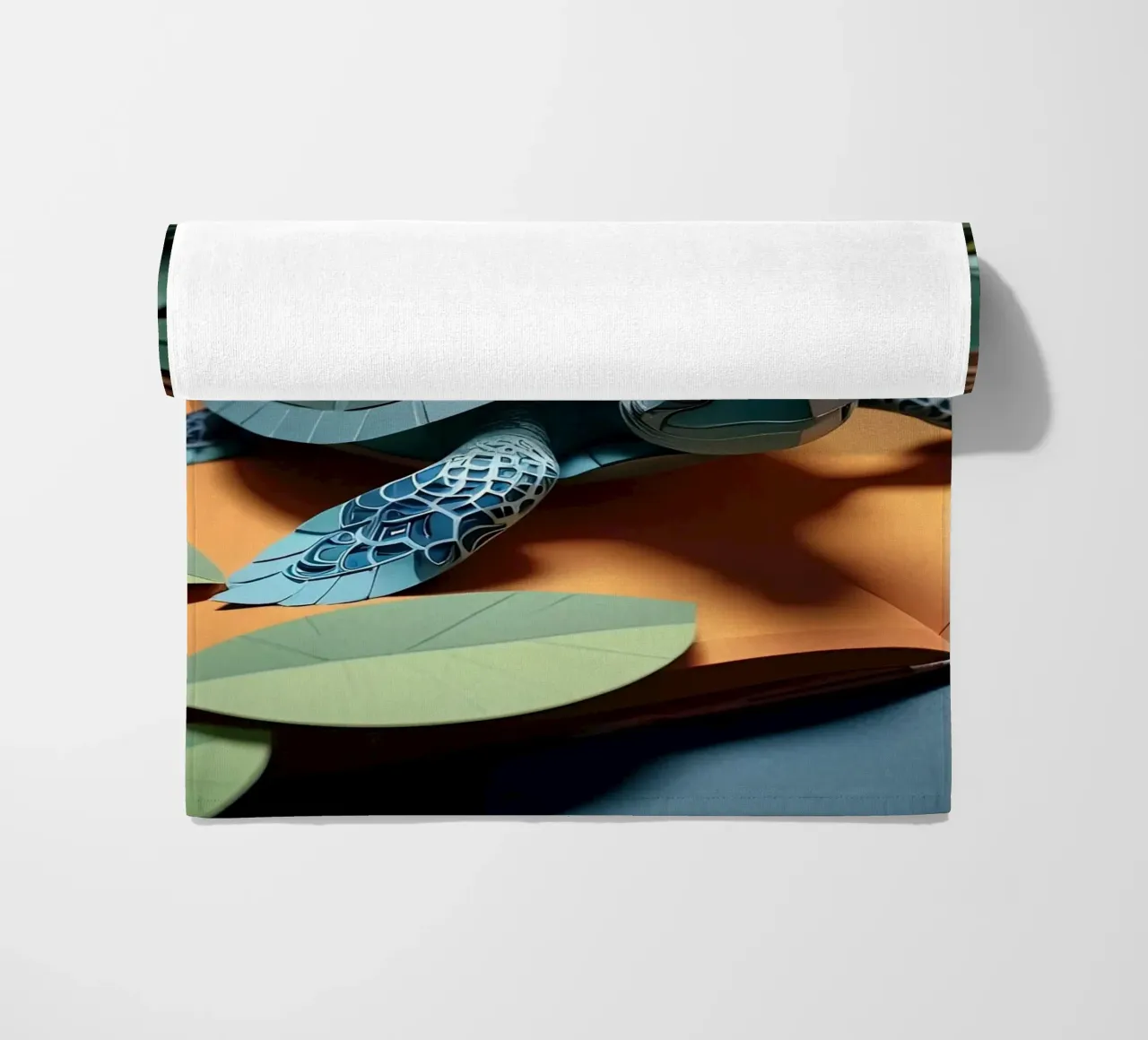 Taglio della carta Turttle telo mare da Delaney Okuneva