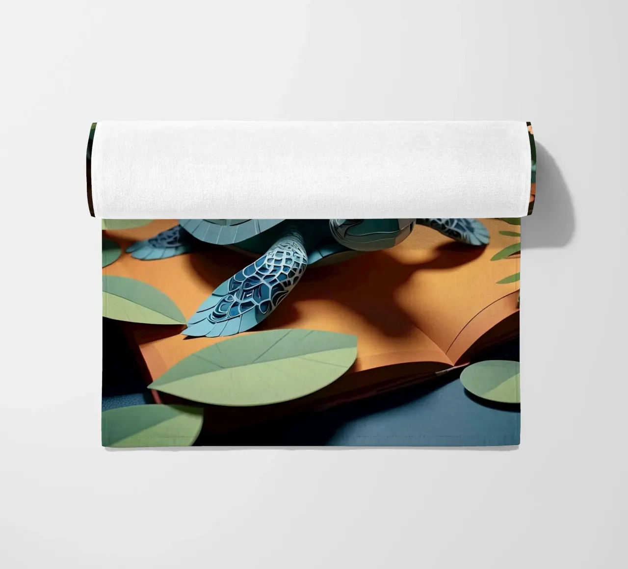 Taglio della carta Turttle telo mare da Delaney Okuneva