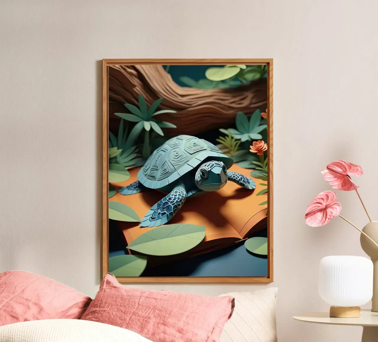 Taglio della carta Turttle alluminio dibond da Delaney Okuneva
