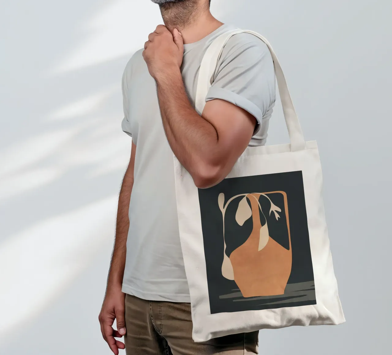 Vaso 5 borsa in juta da ThingDesign