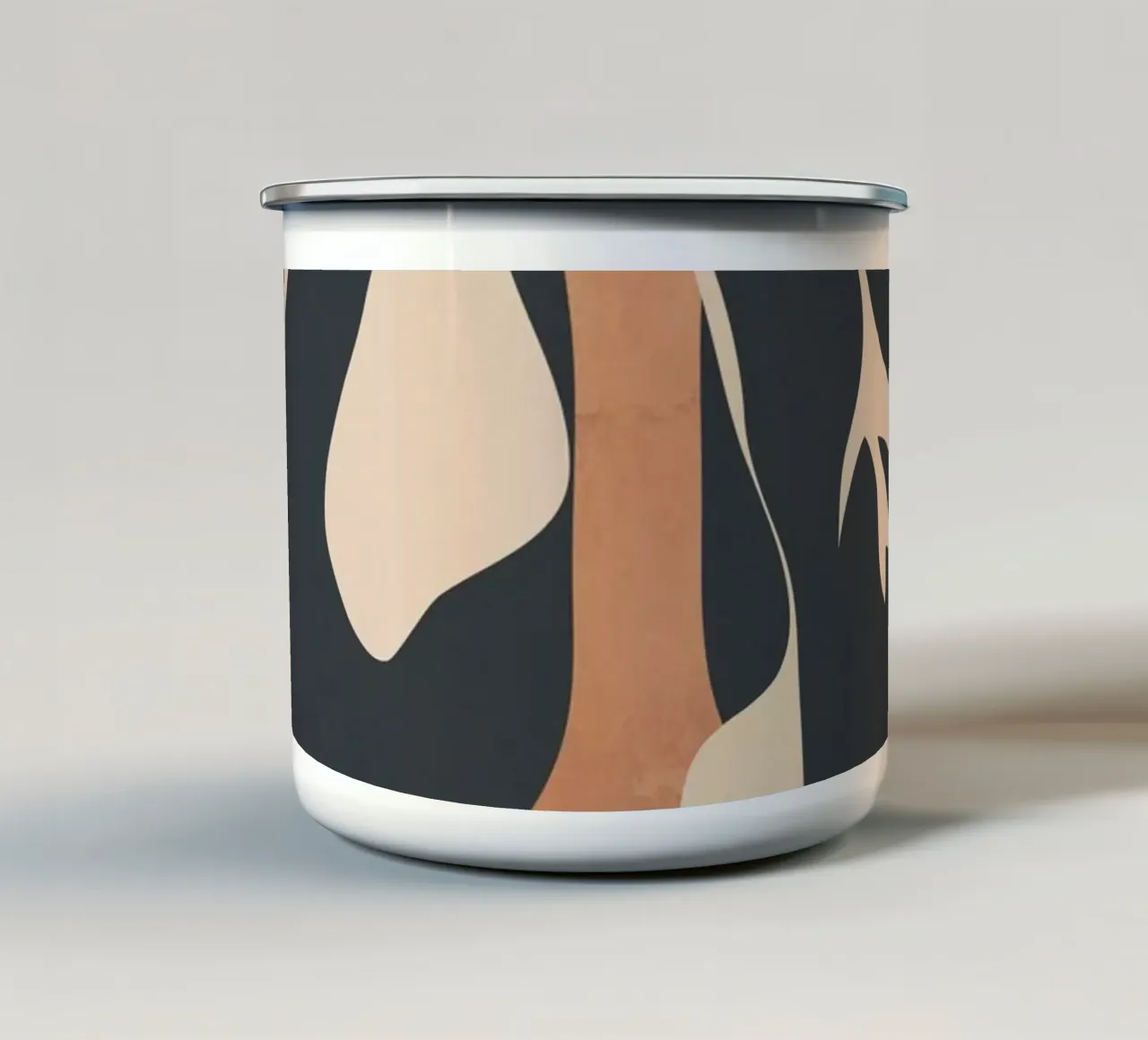 Vase 5 enamel mug by ThingDesign