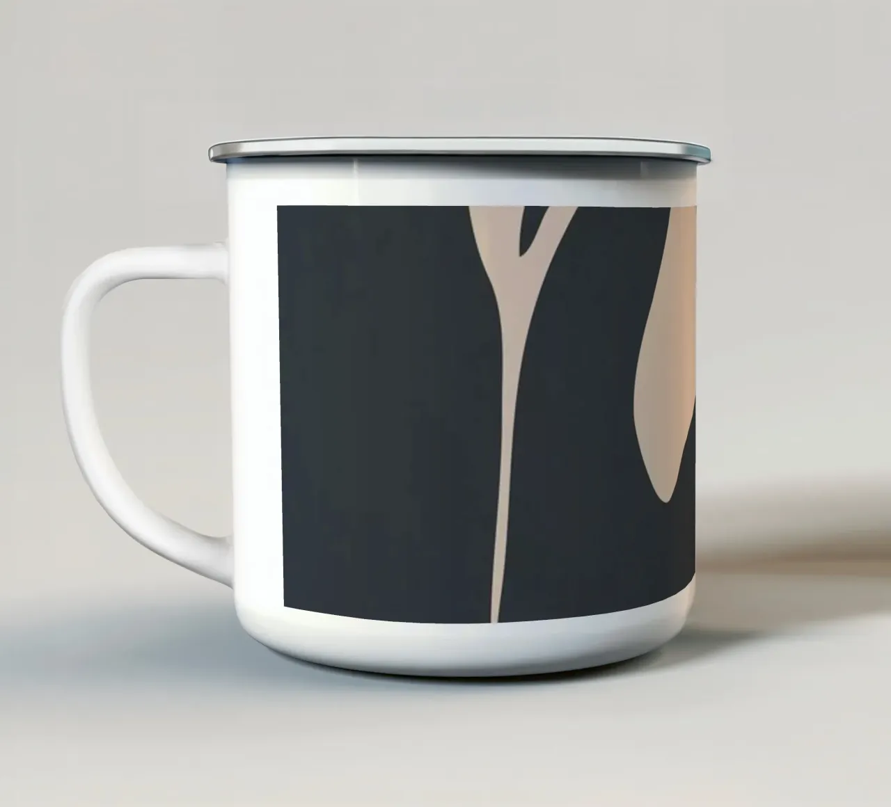 Vase 5 enamel mug by ThingDesign
