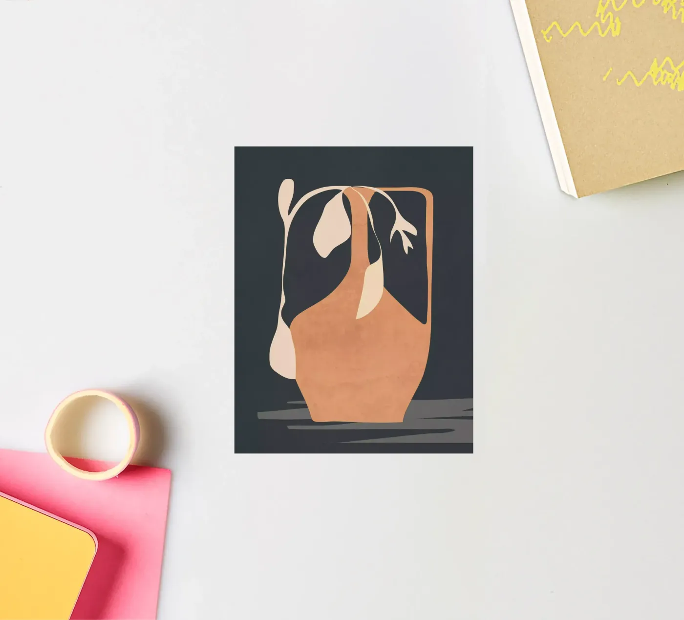 Vaas 5 sticker van ThingDesign