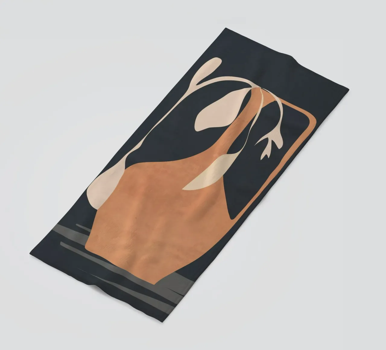 Vase 5 beach towel by ThingDesign