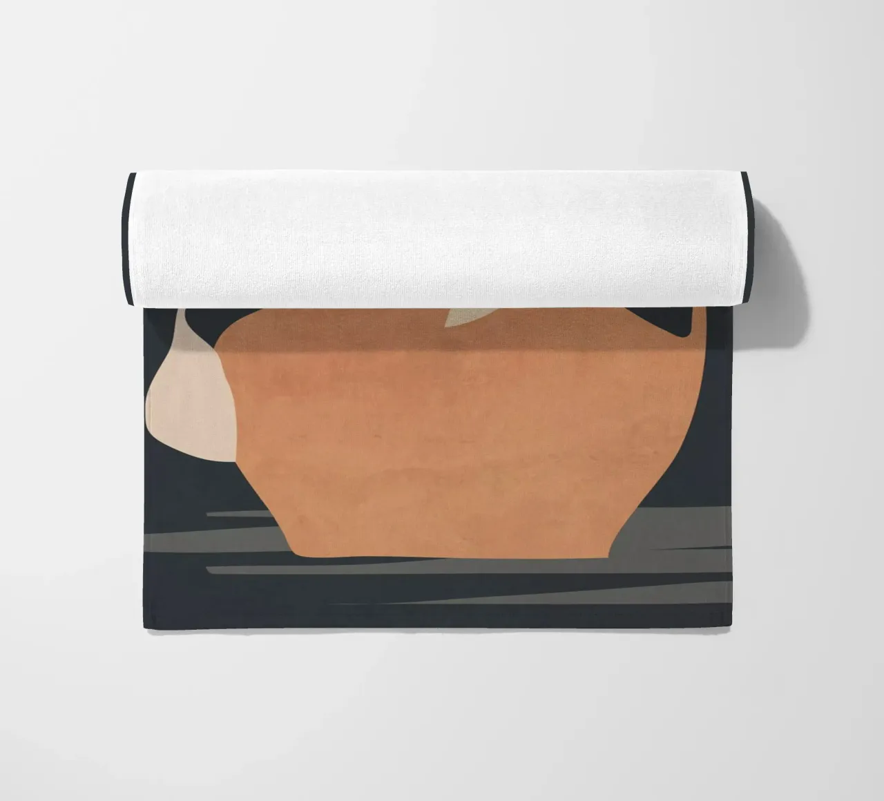 Vase 5 beach towel by ThingDesign