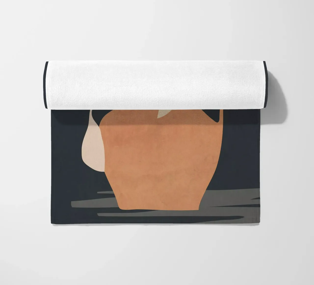 Vase 5 beach towel by ThingDesign