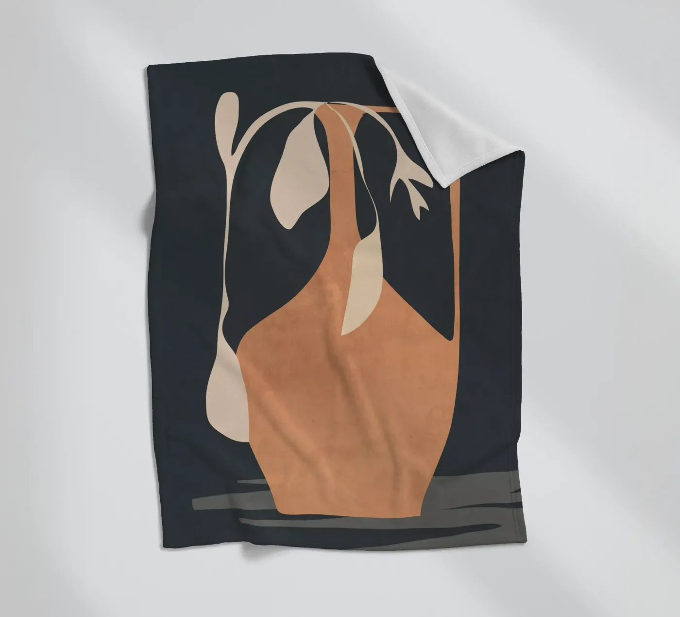 Vase 5 fleece blanket by ThingDesign