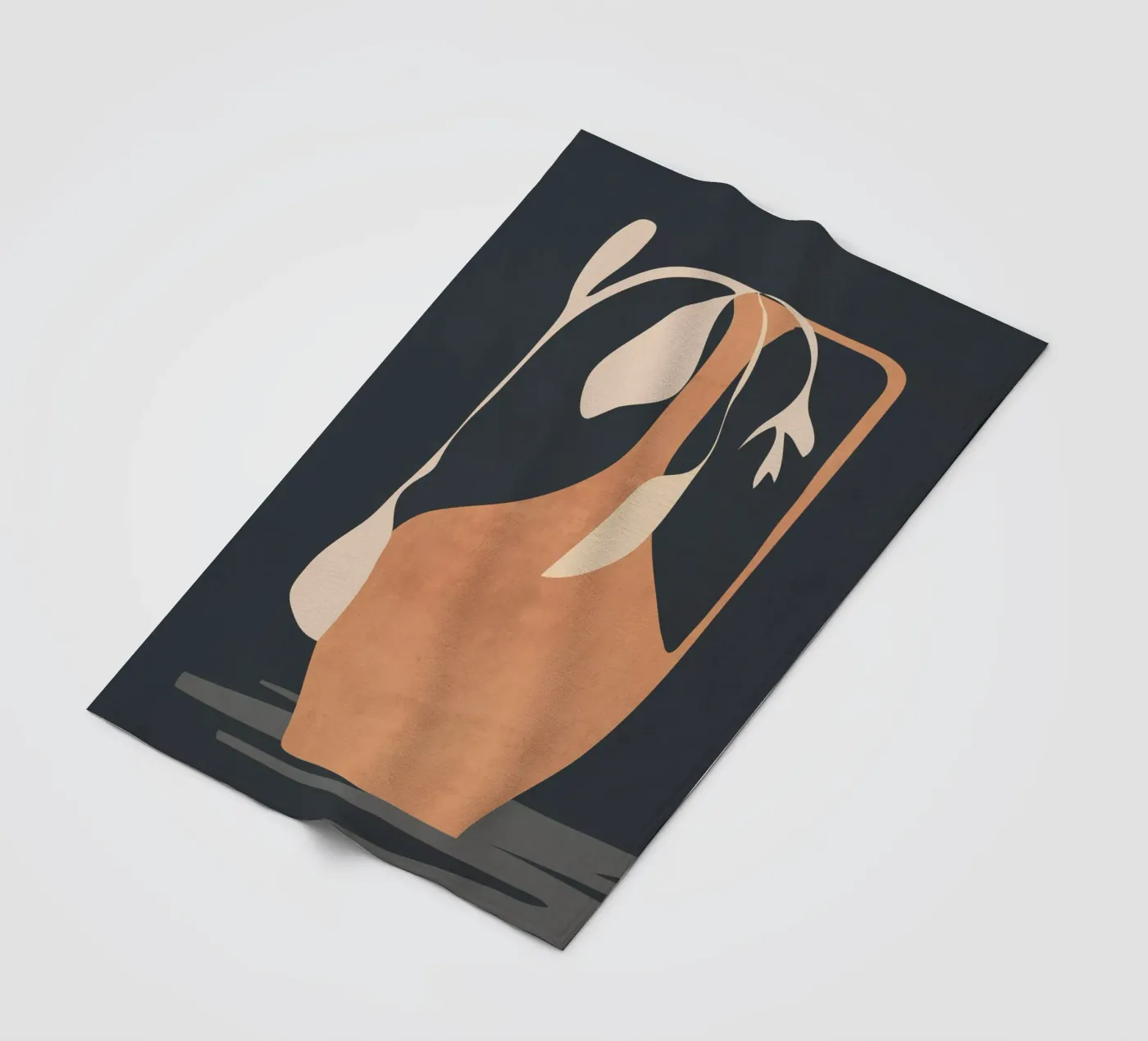 Vase 5 fleece blanket by ThingDesign