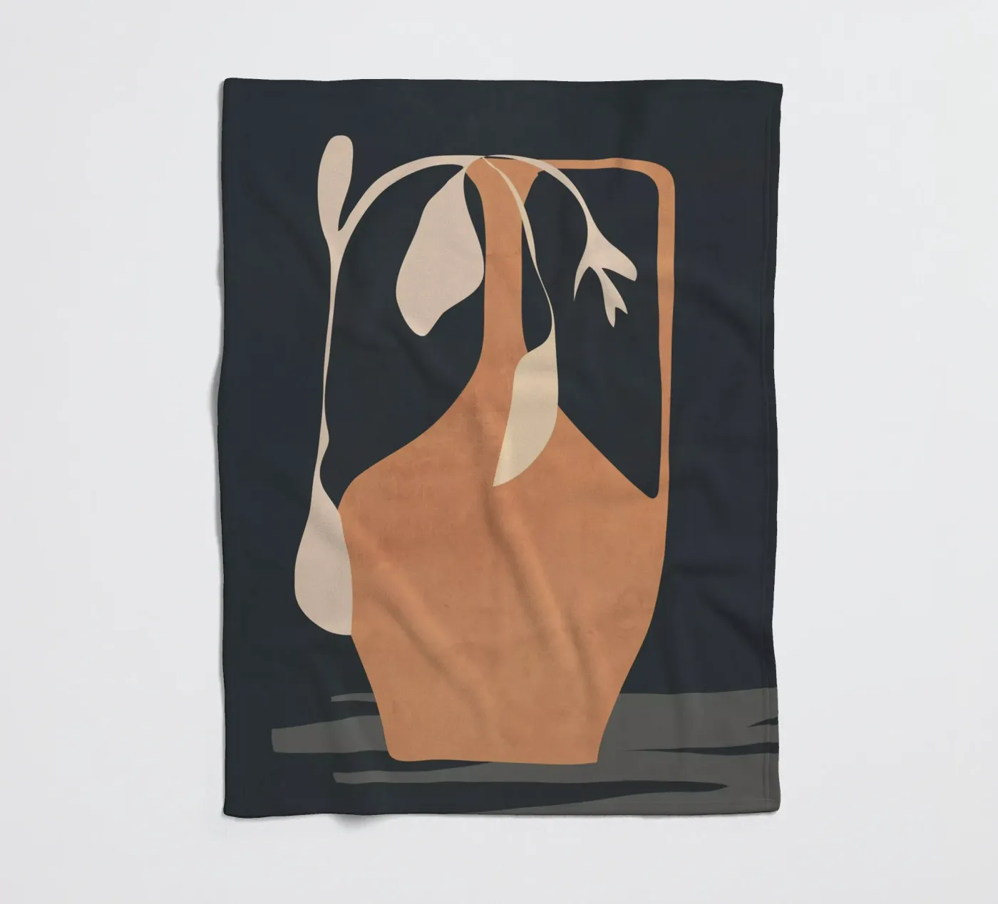 Vase 5 fleece blanket by ThingDesign