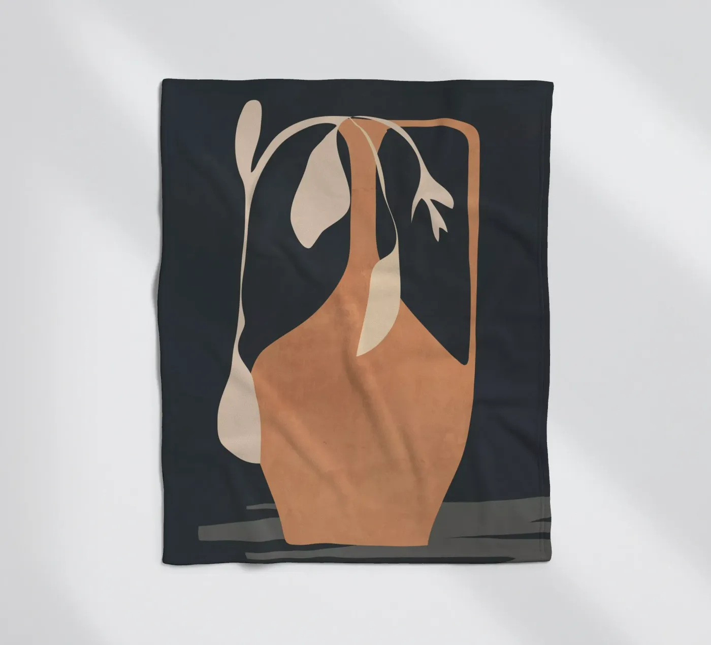 Vase 5 fleece blanket by ThingDesign