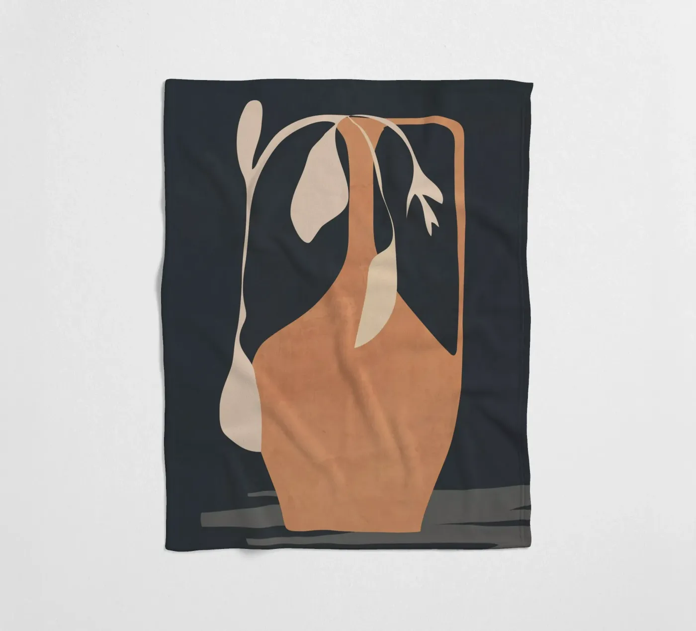 Vase 5 fleece blanket by ThingDesign