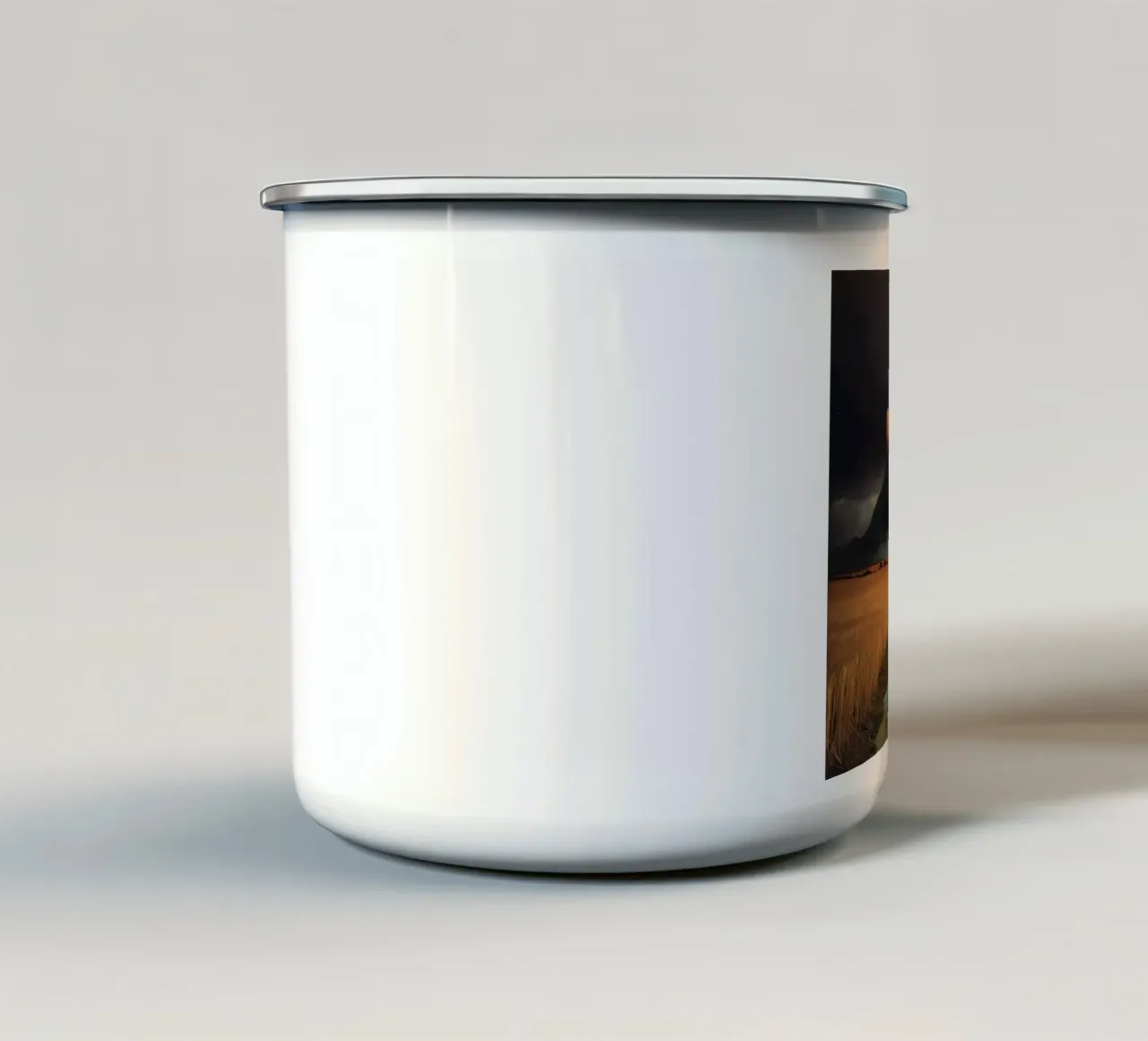 Il castello più bello tazza in smalto da Delaney Okuneva
