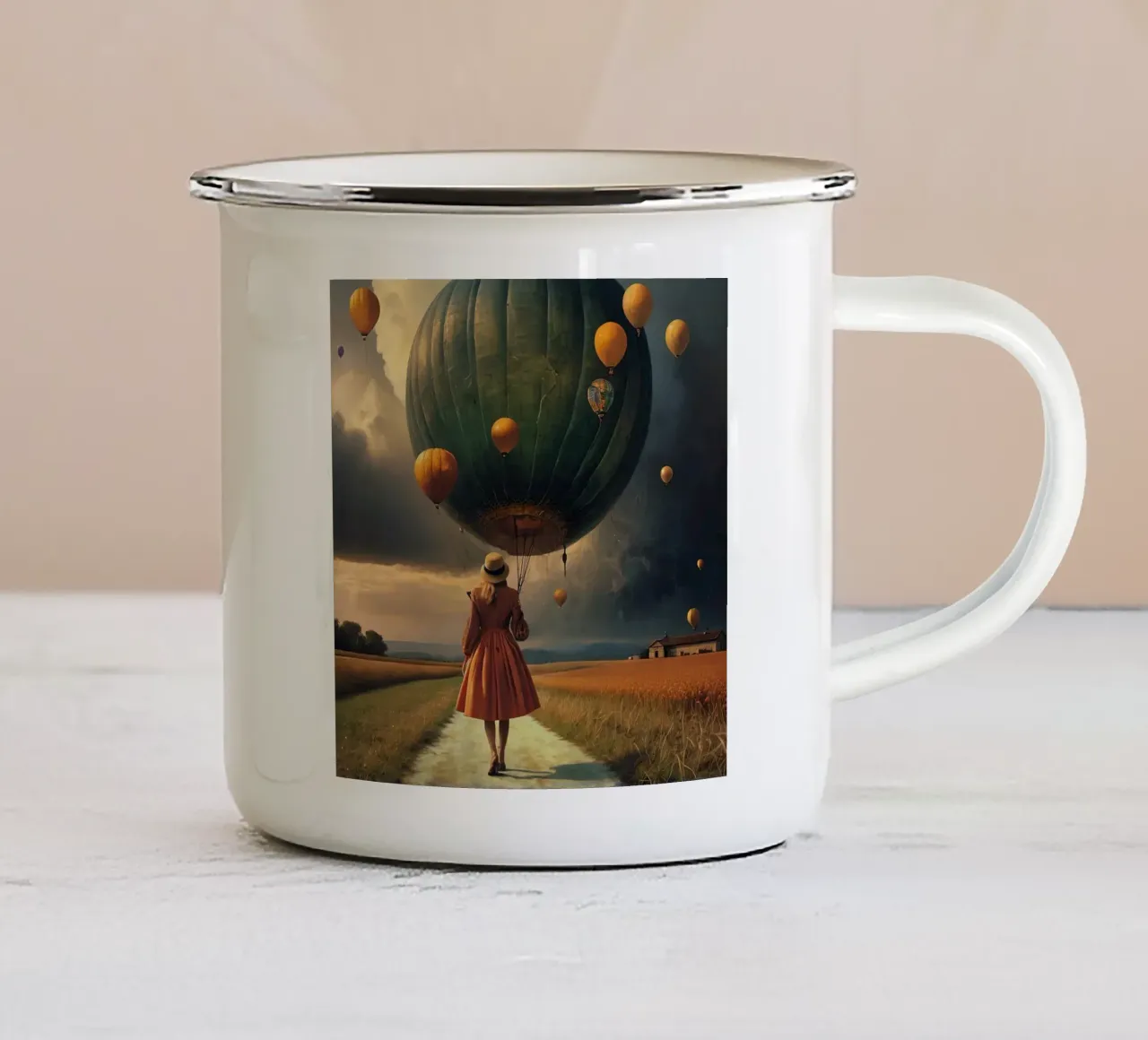 Arrivederci tazza in smalto da Delaney Okuneva