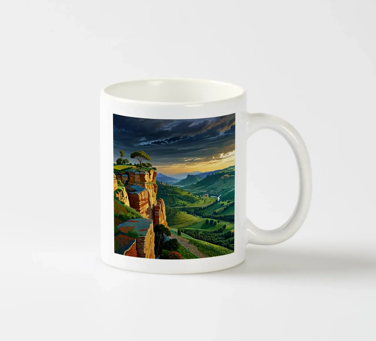Tramonto sul selvaggio tazza in ceramica da Delaney Okuneva