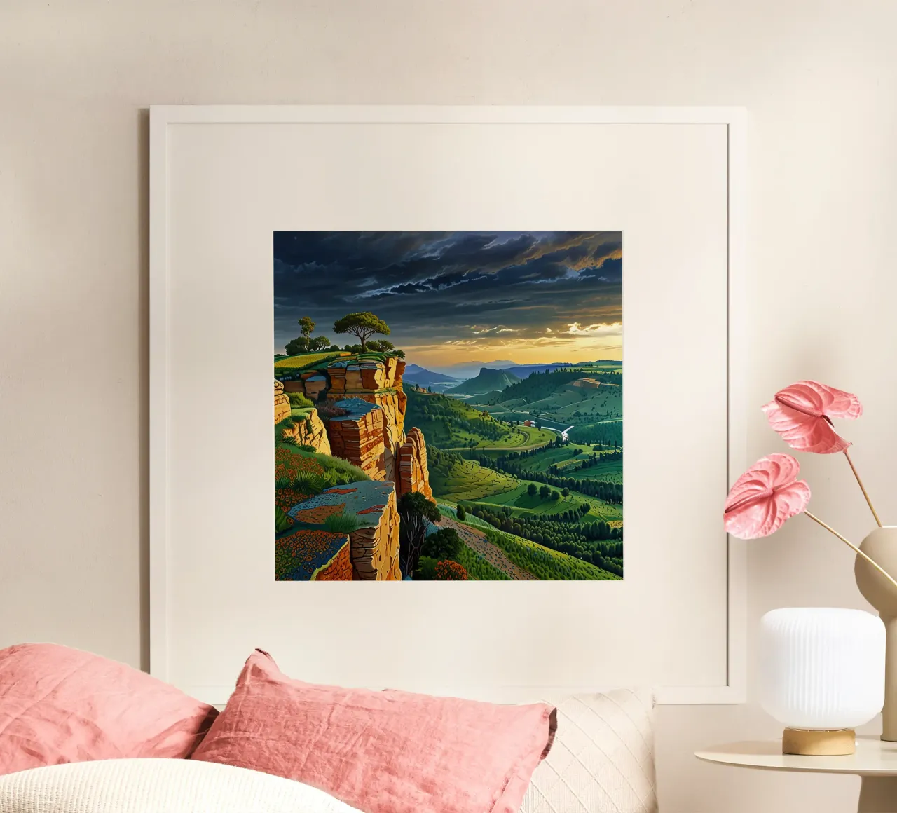 Tramonto sul selvaggio poster da Delaney Okuneva