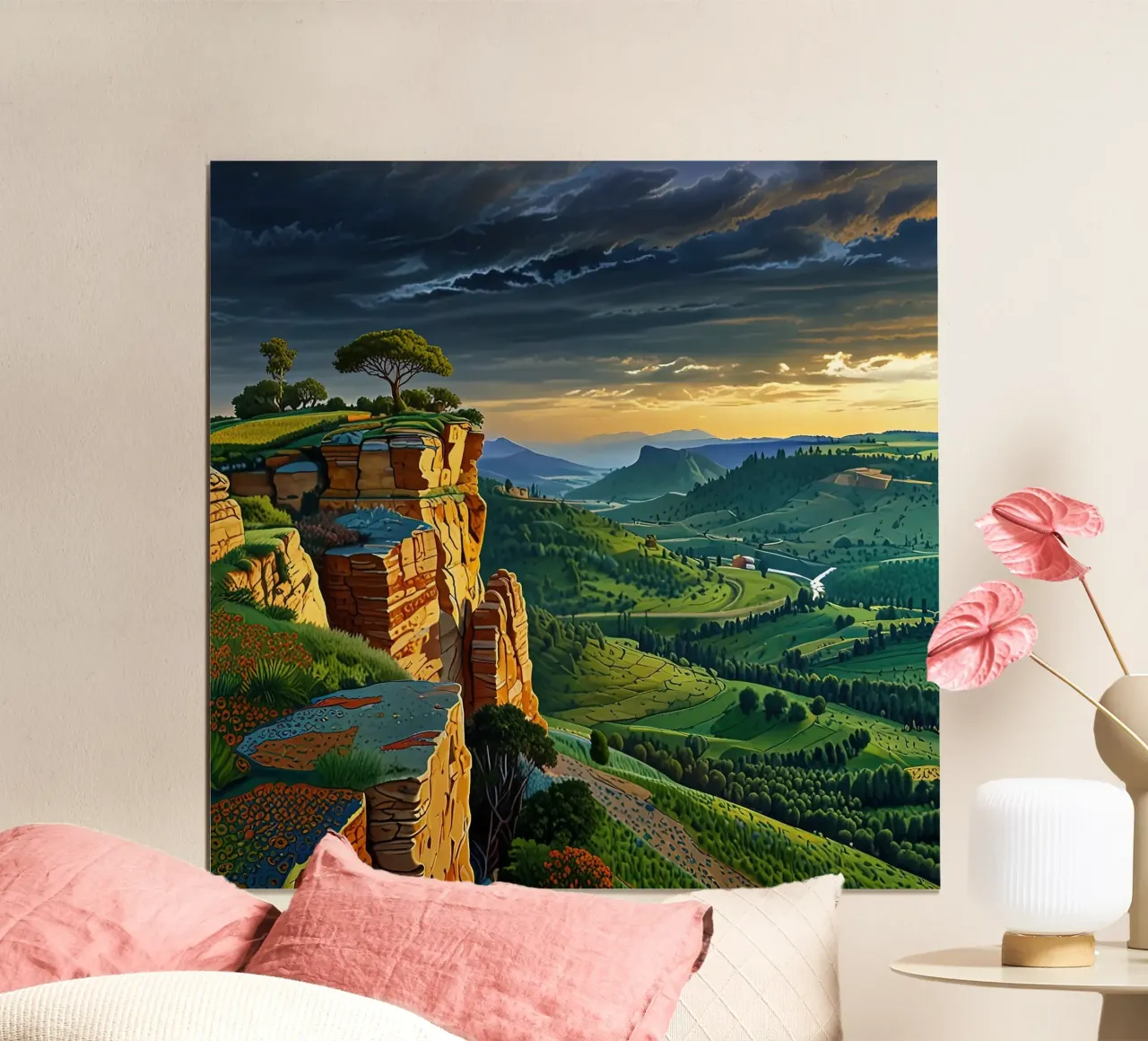Tramonto sul selvaggio poster da Delaney Okuneva