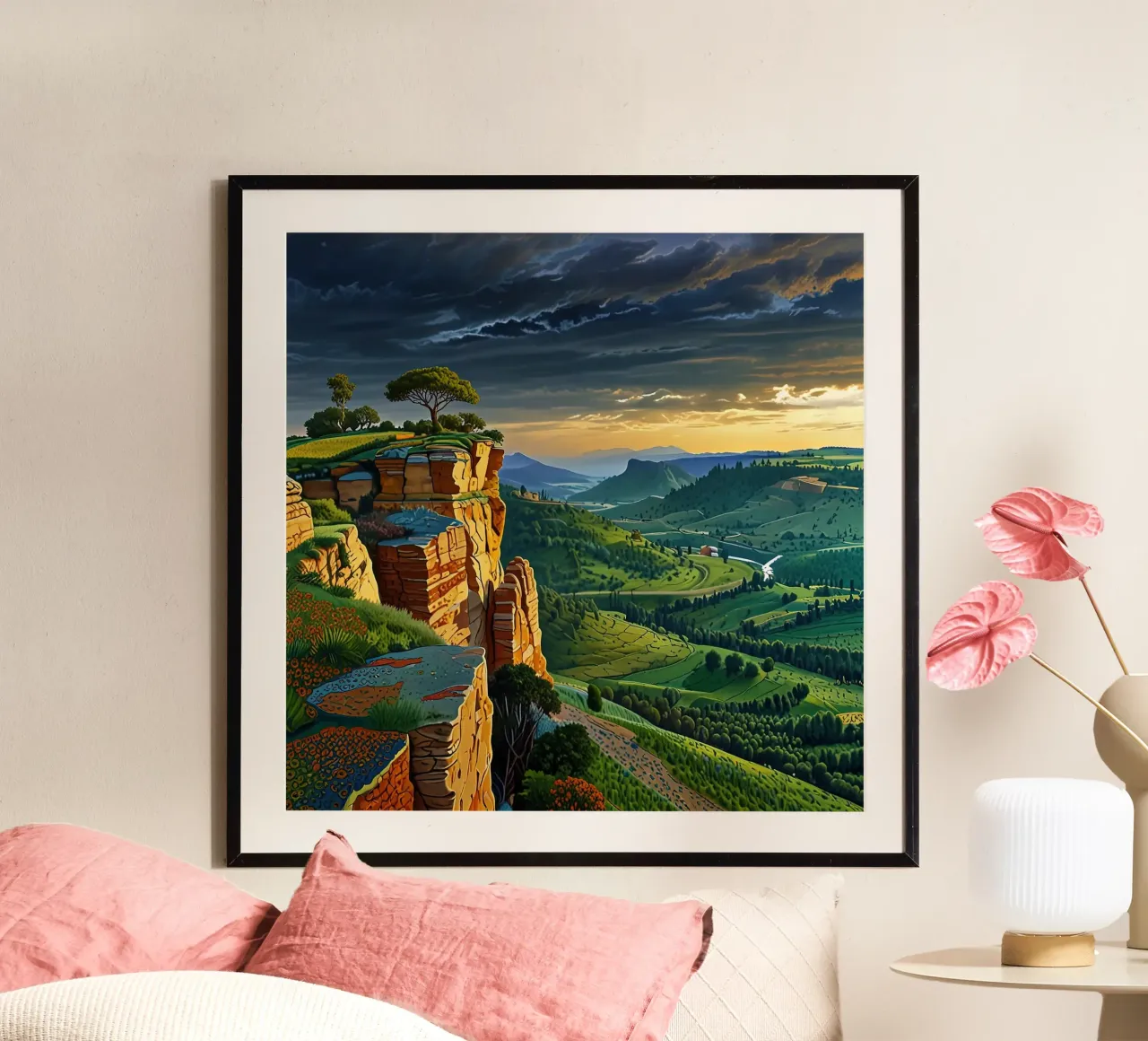 Tramonto sul selvaggio poster da Delaney Okuneva