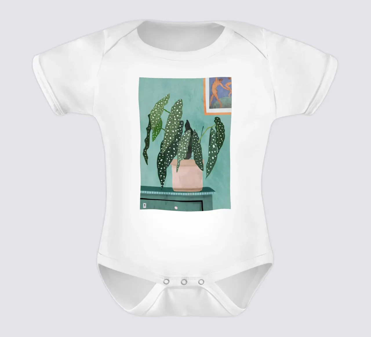 Impianto 5 body neonato maniche corte da ThingDesign