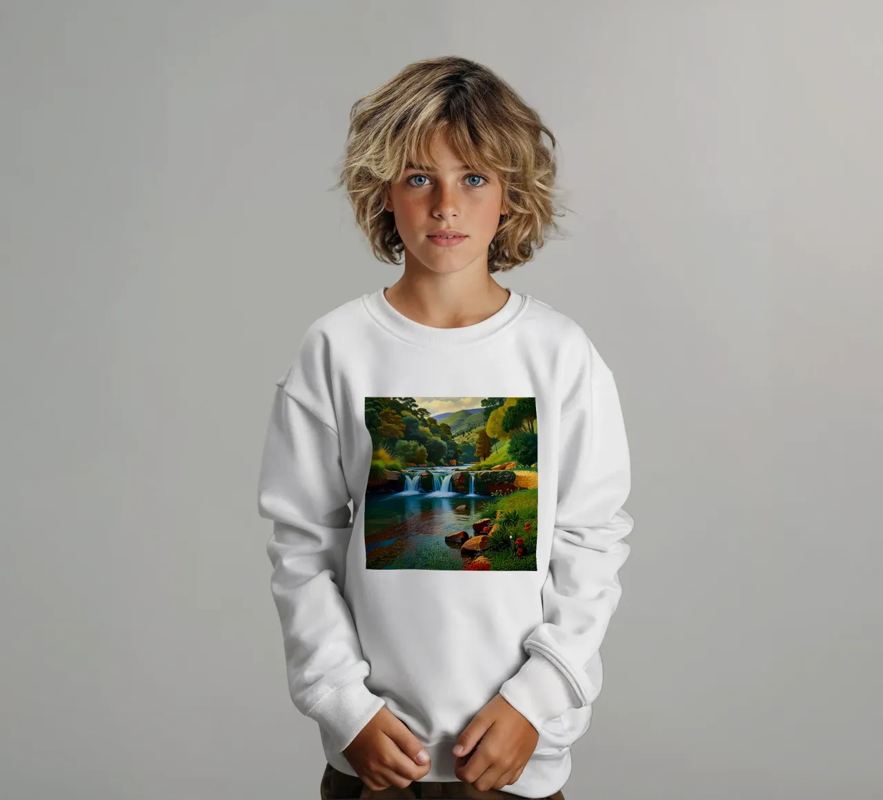 cascata di bellezza felpa bambino da Delaney Okuneva