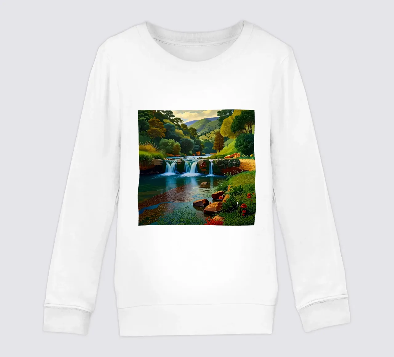 cascata di bellezza felpa bambino da Delaney Okuneva